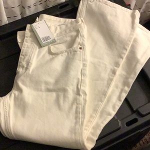 NWT H&M White Jeans size 4